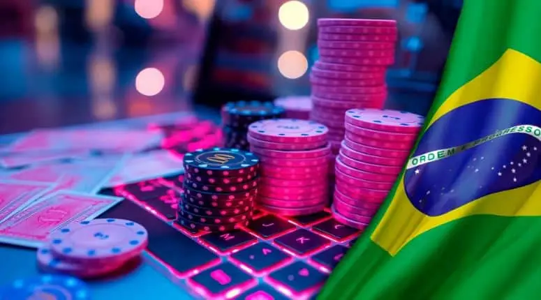 montones de fichas de casino